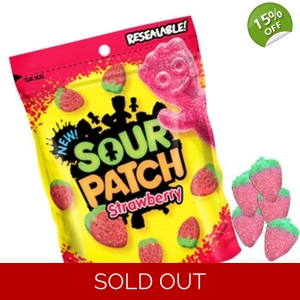 Sour Patch Strawberry 284g Bag | Sour Patch Kids Strawberries